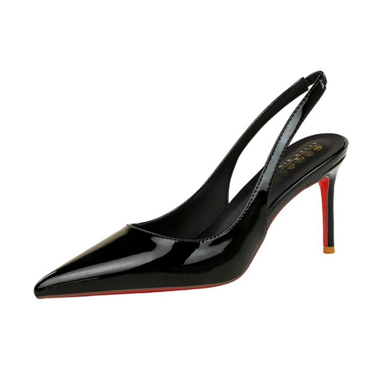 New European and American Poin - مراجعة Patent Leather Pump وسعره