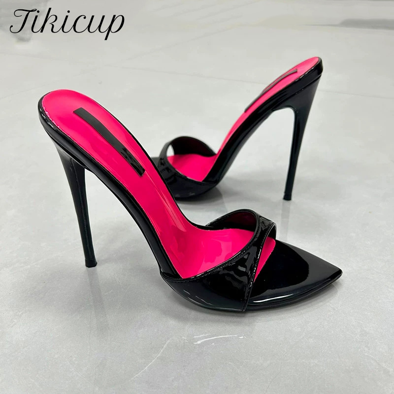 Woman Stilettos 12cm Slipper S - مراجعة Patent Leather Pump وسعره