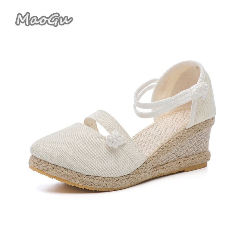 Women's Linen Espadrille Wedge - مراجعة Espadrille Wedge Shoes وسعره