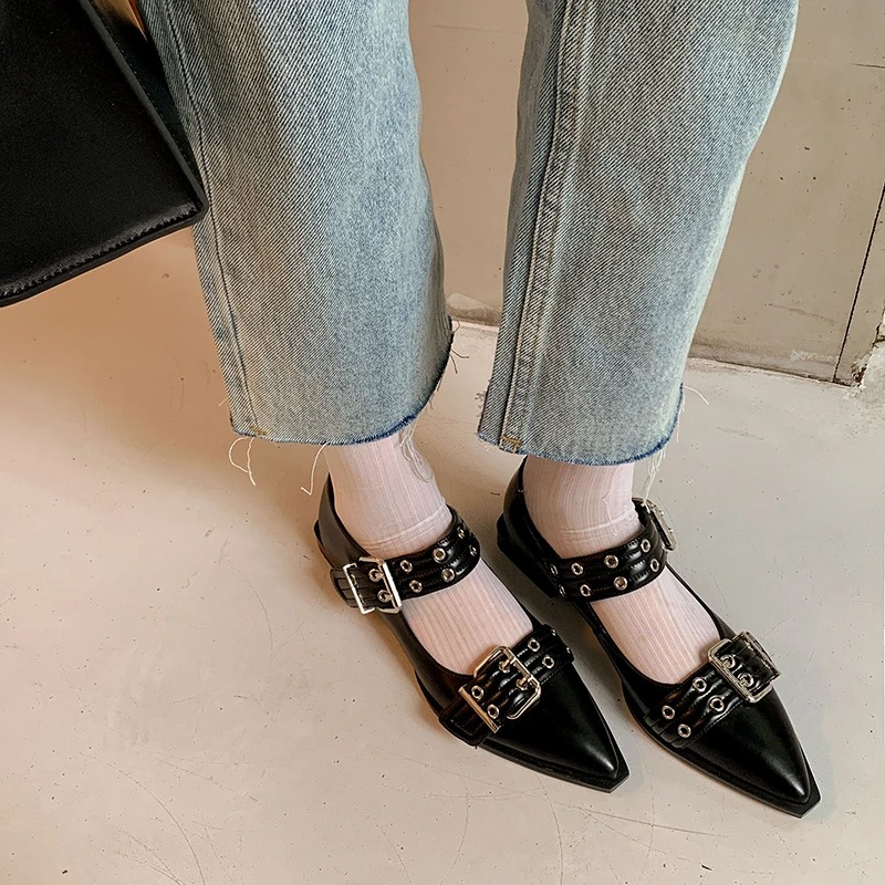 Women's Shoes Designer Luxury  - مراجعة Pointed Toe Flat وسعره