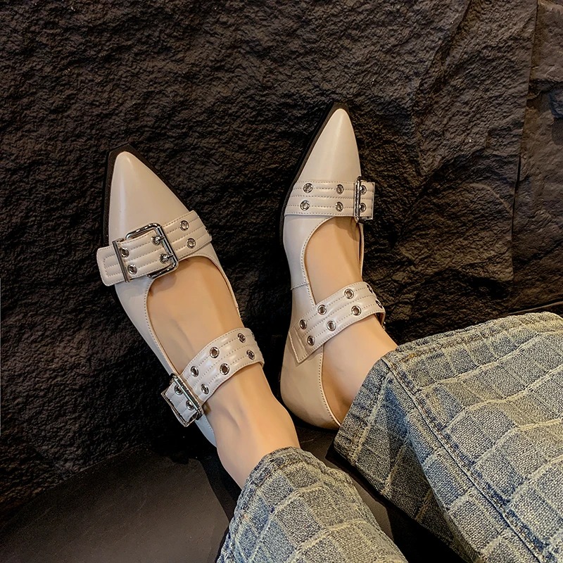 Women's Shoes Designer Luxury  - مراجعة Pointed Toe Flat وسعره
