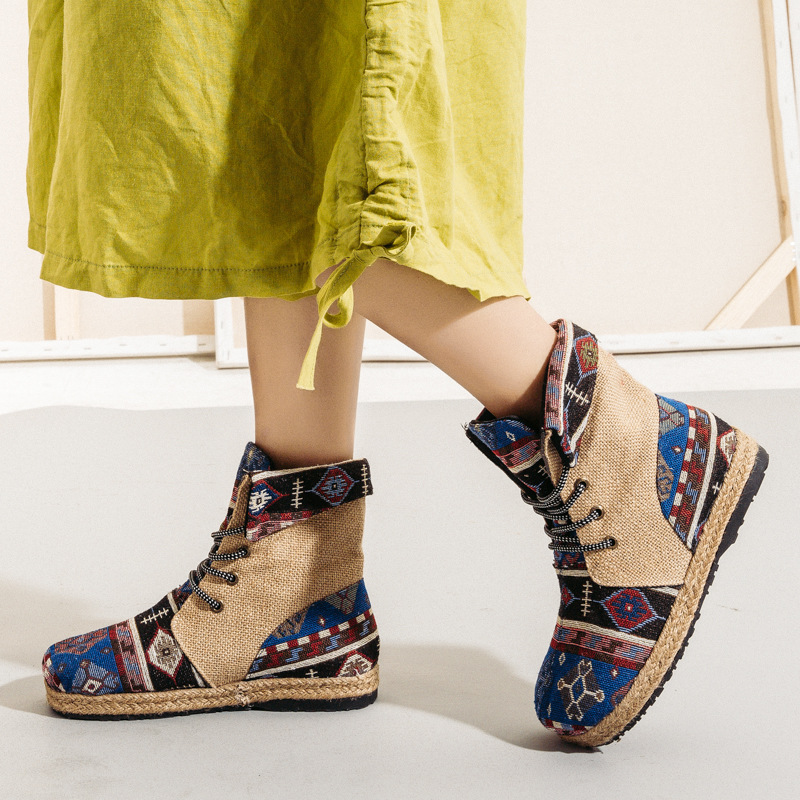 Veowalk Harajuku Embroidery Wo - مراجعة Women'S Shoes Vegan وسعره
