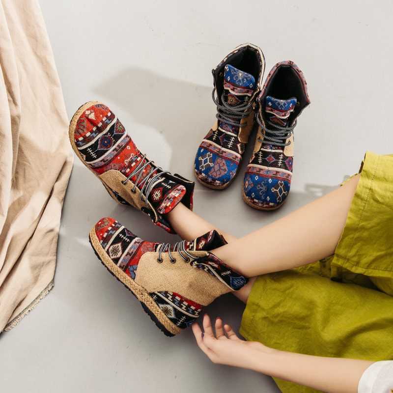 Veowalk Harajuku Embroidery Wo - مراجعة Women'S Shoes Vegan وسعره