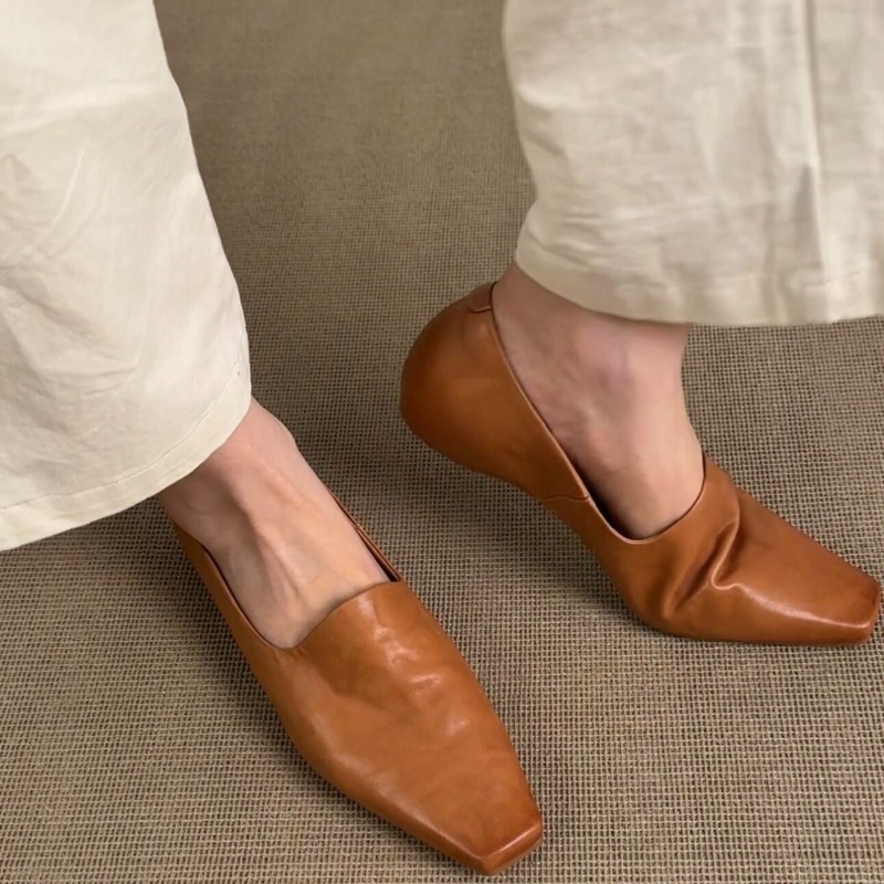 Retro Flat Loafers Women's Sli - مراجعة Pointed Toe Flat وسعره