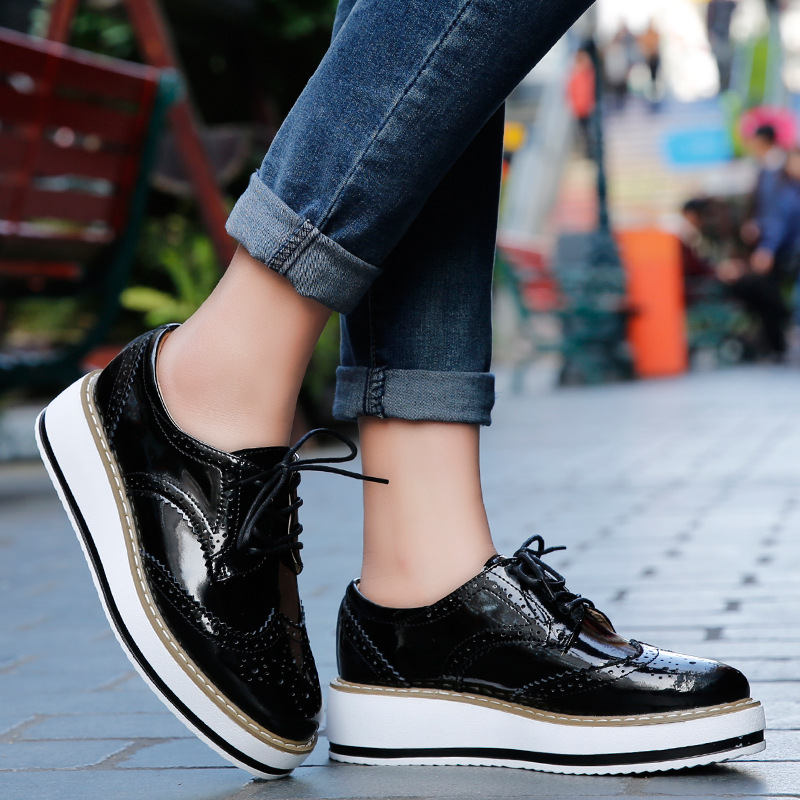 Women Loafers Shoes Leather Th - مراجعة Espadrille Wedge Shoes وسعره