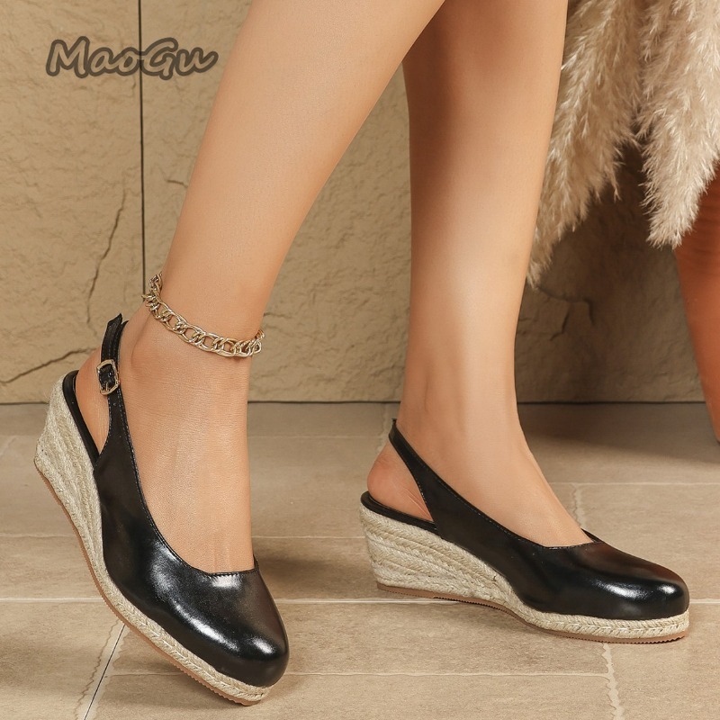 Fashion Ladies 2026 New Summer - مراجعة Espadrille Wedge Shoes وسعره
